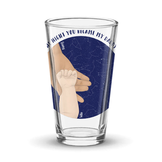 Under The Stars With My Parent ~ Shaker Pint Glass (16 oz)